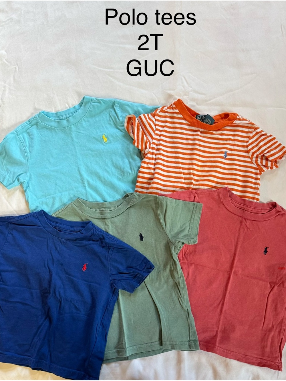 Ralph Lauren Polo Tee - Multi Color - Kids 2T